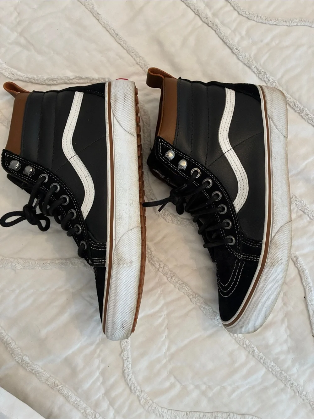 Vans Sk8-Hi MTE Black High-Top Sneakers Lined Men's 9.5